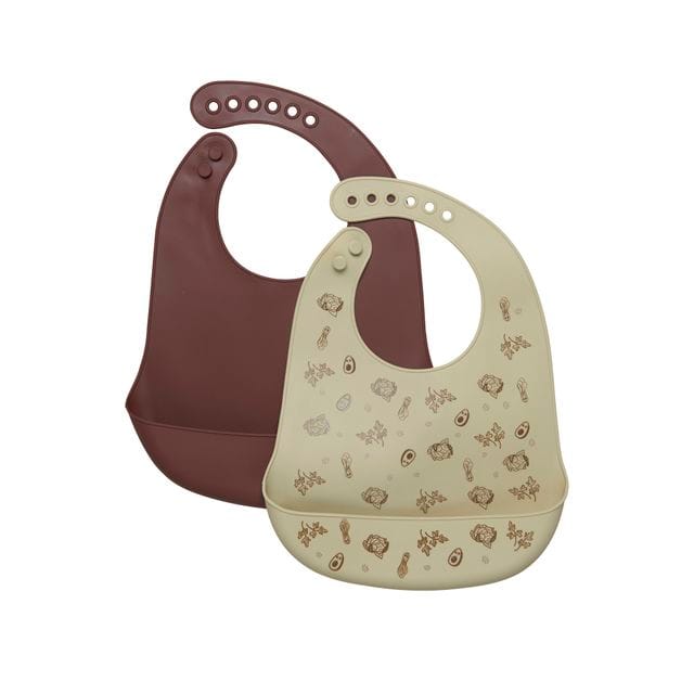 Silikon Haklapp 2-Pack - Rocky Road Celavi