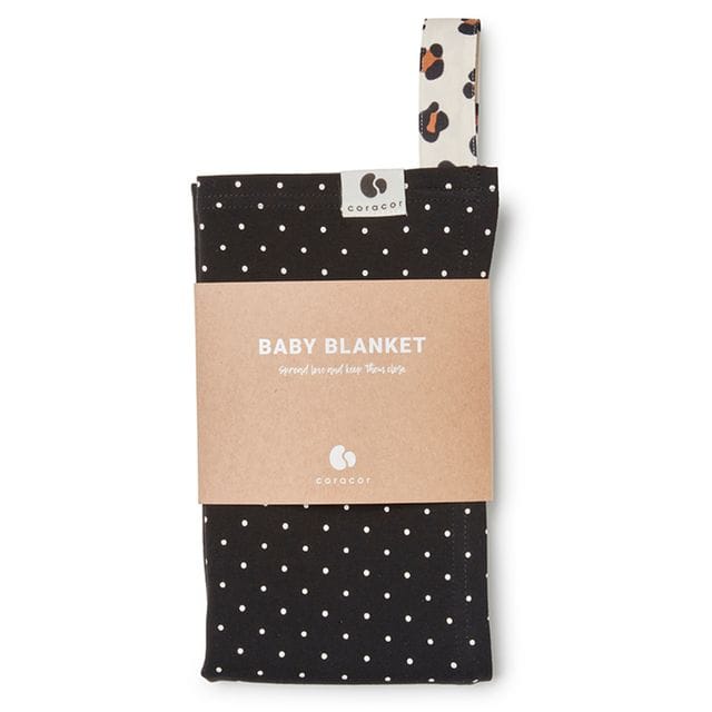 Babyfilt - Small Dot Black