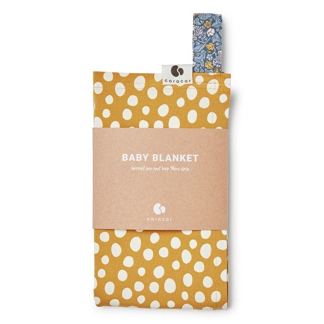 Babyfilt - Abstract Dot Mustard