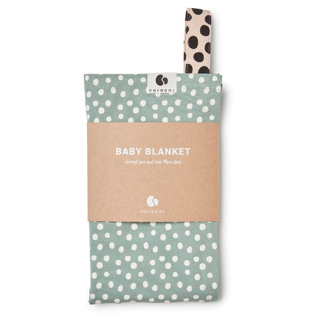 Babyfilt - Big Dot Green