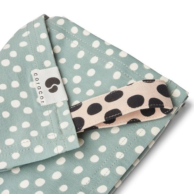Babyfilt - Big Dot Green Coracor