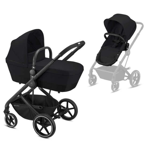 Balios S 2in1 Duovagn - Black - Deep Black Cybex