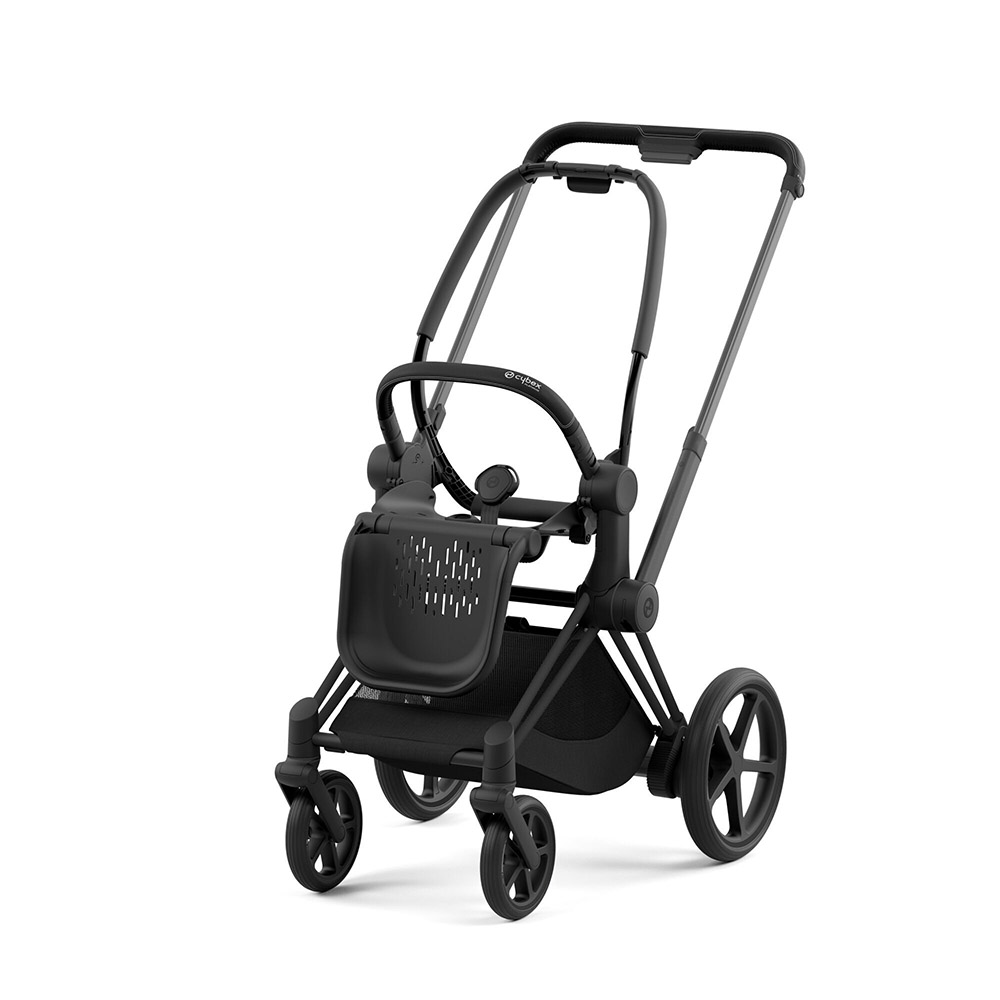 Cybex E-Priam Chassi & Sittbas Matt Black