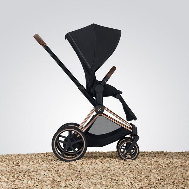 E-Priam Chassi & Sittbas - Chrome/Black Cybex