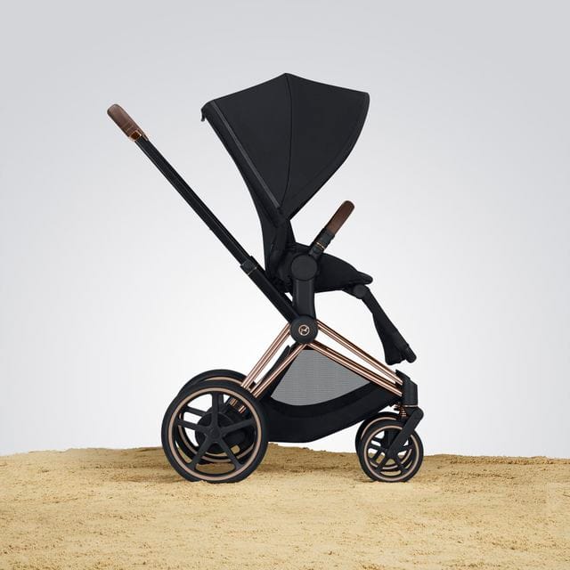 E-Priam Chassi & Sittbas - Chrome/Black Cybex
