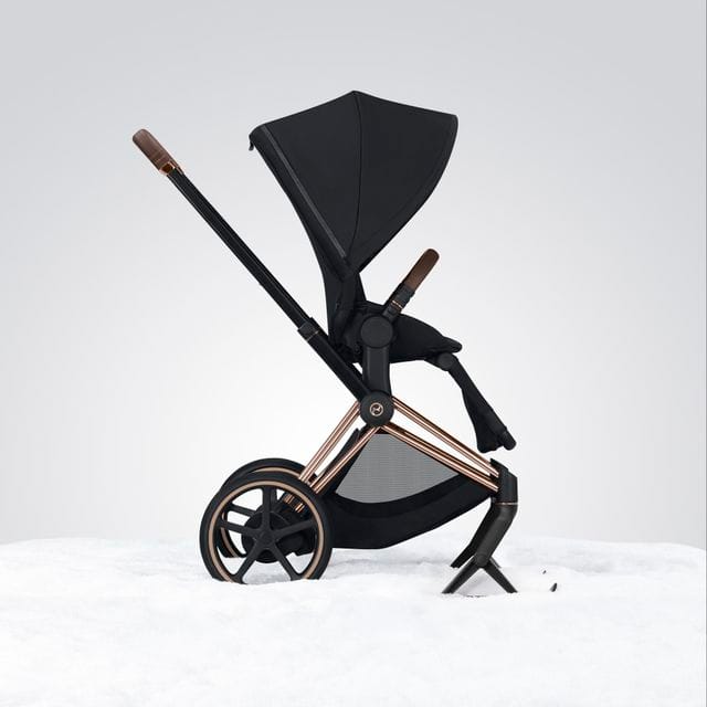 E-Priam Chassi & Sittbas - Chrome/Black Cybex