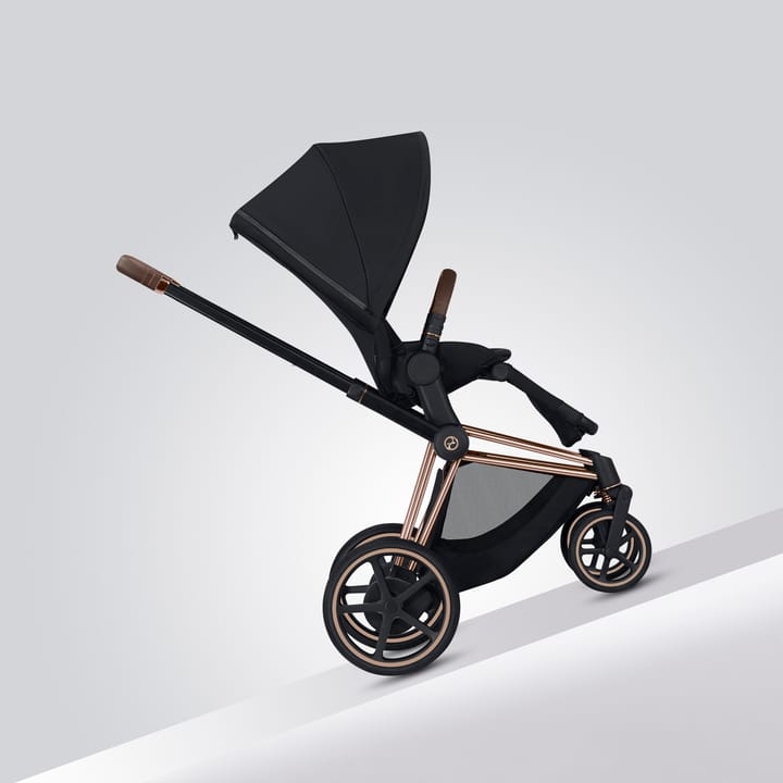 E-Priam Chassi & Sittbas - Chrome/Black Cybex