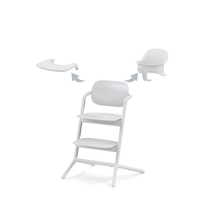 Lemo Matstol 3in1 Set - All White Cybex