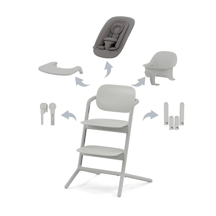 Lemo Matstol 4in1 Set - Suede Grey Cybex