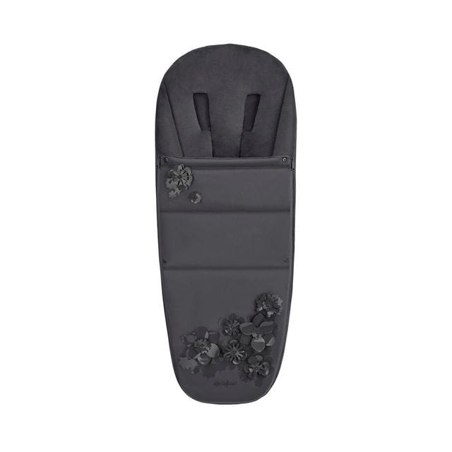 Platinum Åkpåse Fashion Edition - Simply Flowers Grey Cybex