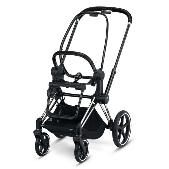 Priam Chassi & Sittbas - Chrome/Black Cybex
