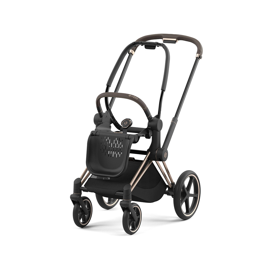 Cybex Priam Chassi & Sittbas Rose Gold