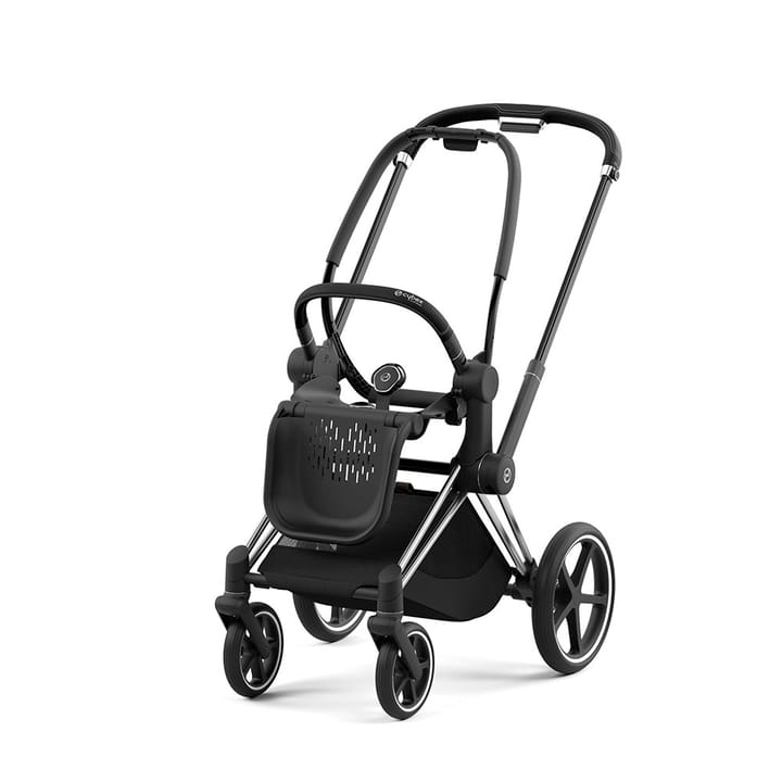 Priam Chassi & Sittbas - Chrome Black Cybex