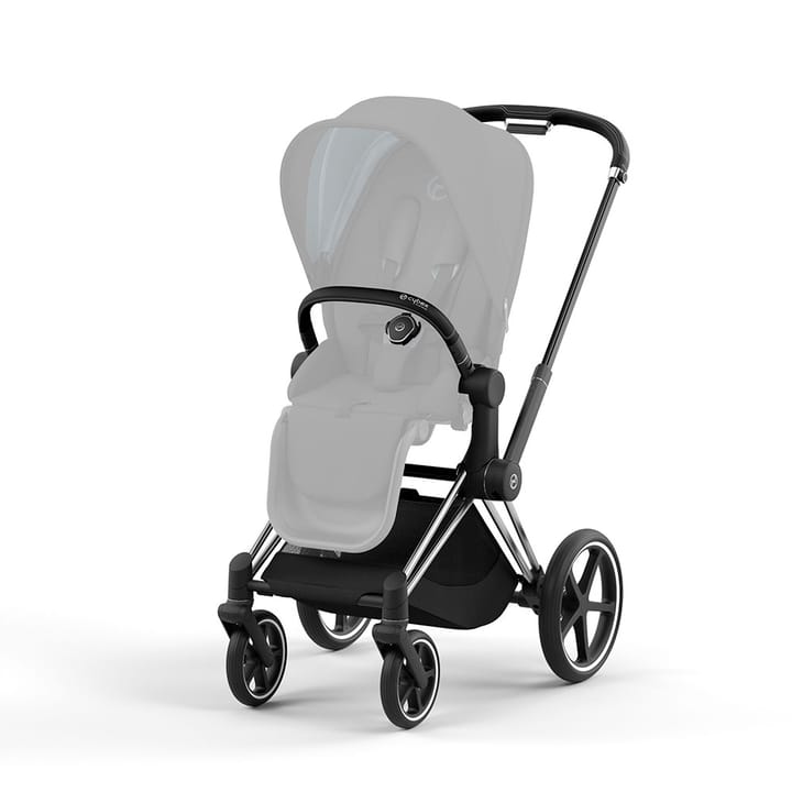 Priam Chassi & Sittbas - Chrome Black Cybex