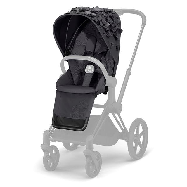 Priam Seat Pack Fashion Edition - Simply Flowers Grey Cybex