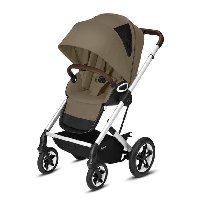 Talos S Lux Sittvagn - Silver - Classic Beige Cybex