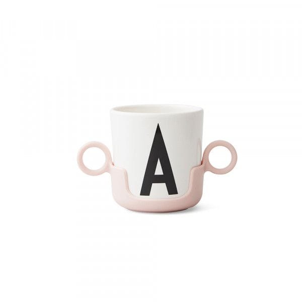 Handtag Till Melaminmugg Rosa Design Letters