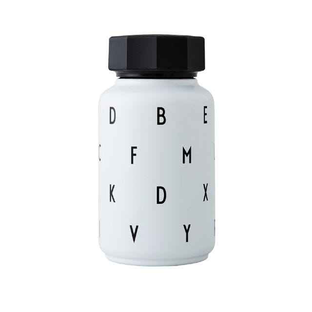 Isolerad Termosflaska Kids - White Design Letters