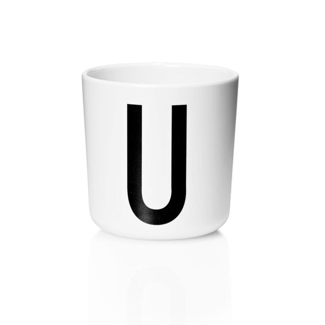 Melamin Mugg - U Design Letters