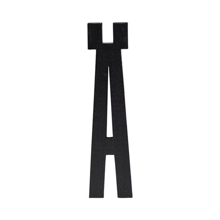 Trä Bokstäver ÅÄÖ - Ä Svart Design Letters