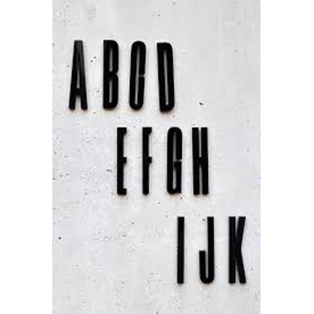 Trä Bokstäver - J Design Letters
