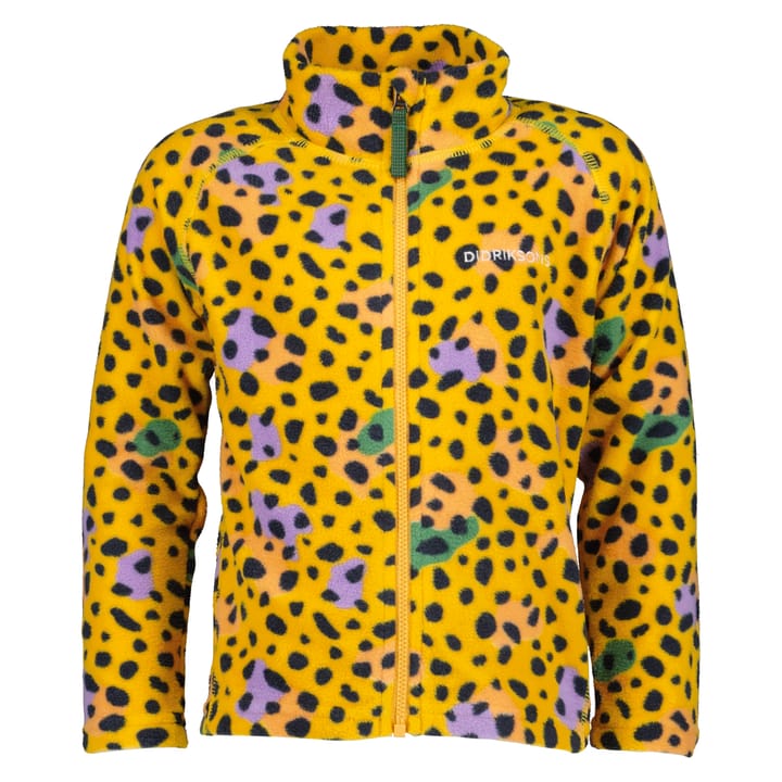 Fleecetröja Monte 8 - Wild Dot Yellow Didriksons