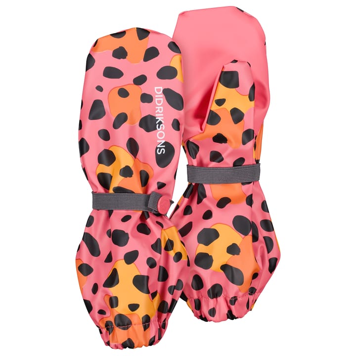 Fodrade Regnvantar Pileglove 8 Mönstrade - Wild Dot Pink Didriksons