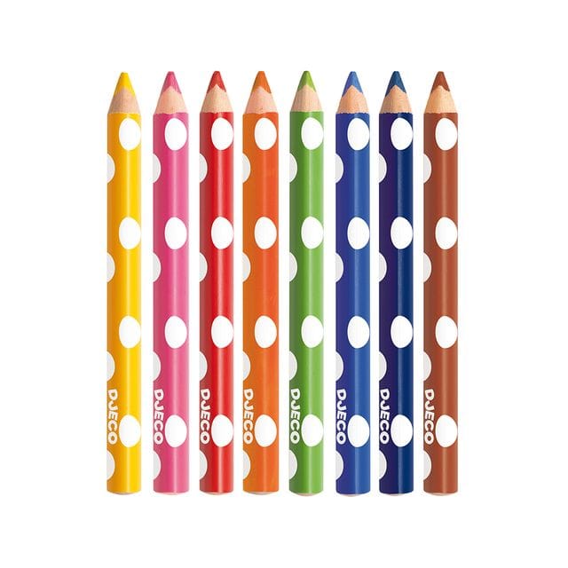 Färgpennor 8-pack Djeco