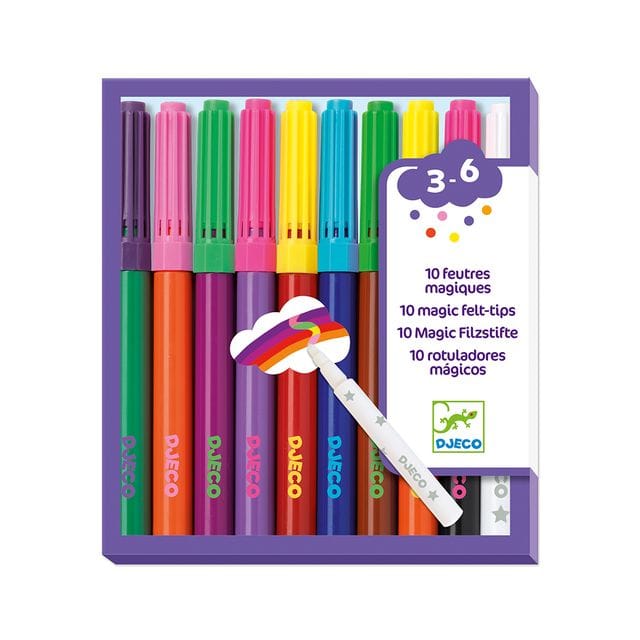 Magiska Tuschpennor 10-pack Djeco