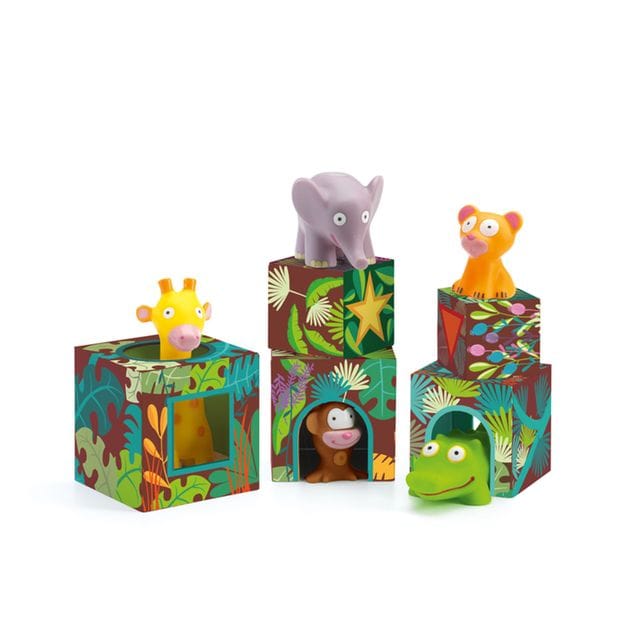 Maxi Topanijungle Byggklossar Djeco