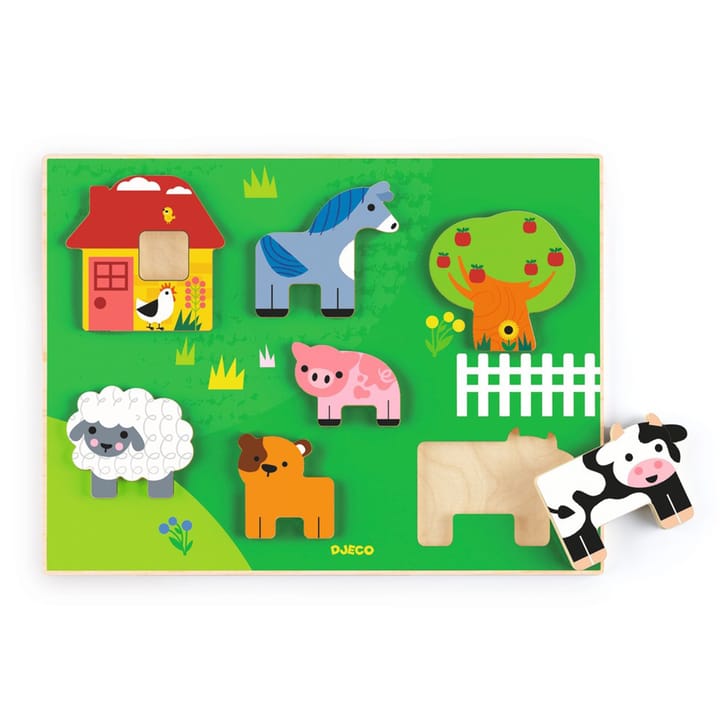 Träpussel Farm Story Djeco
