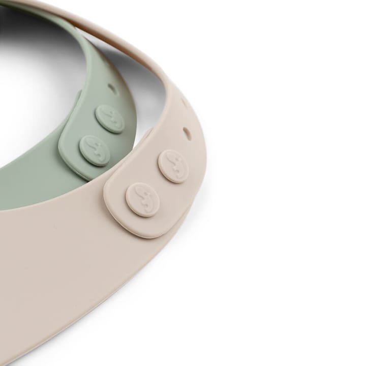 Haklapp Silikon 2-pack Lalee - Sand/Green Done By Deer