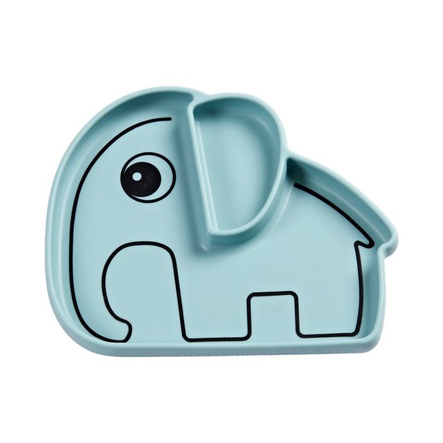 Product Image for Done By Deer Stick & Stay Silikon Tallrik Elphee, Blue - BabyWorld