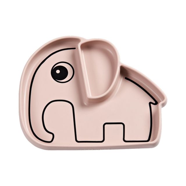 Product Image for Done By Deer Stick & Stay Silikon Tallrik Elphee, Powder - BabyWorld