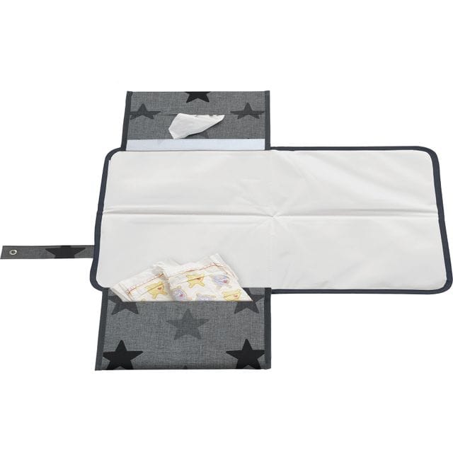 3-In 1 Skötmatta Grey Crowns Dooky