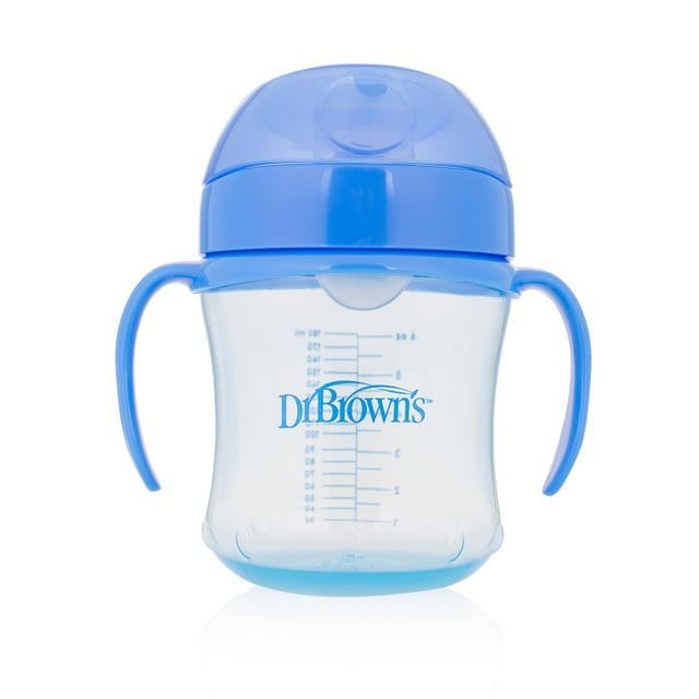 Pipmugg 6m+ 180ml - Blå Dr.Brown