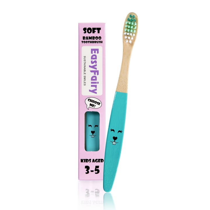 Tandborste Bambu 3-5 år - Grön EasyFairy