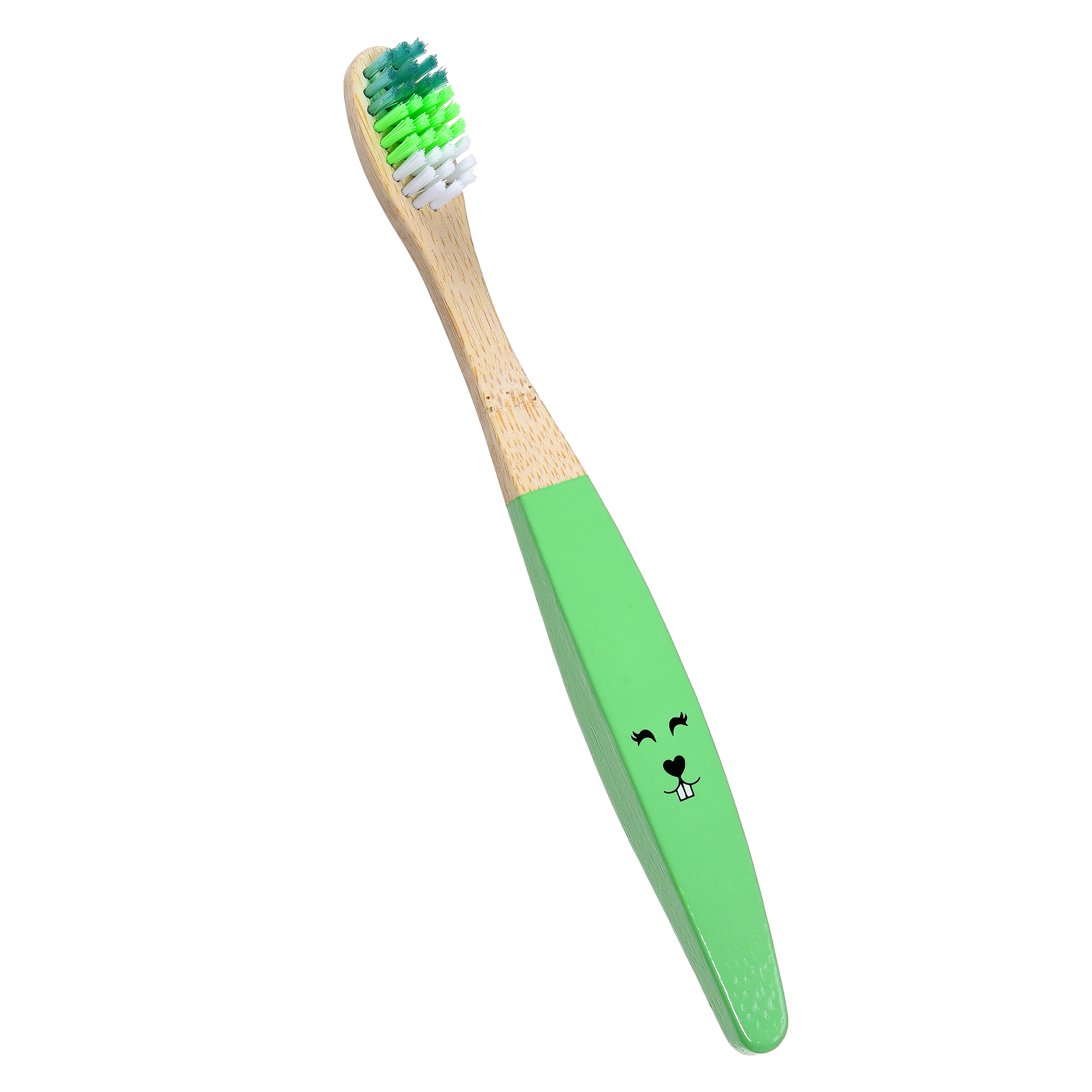 EasyFairy Tandborste Bambu 6-9 år Grön