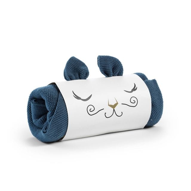 Mosstickad Filt - Tender Blue Elodie