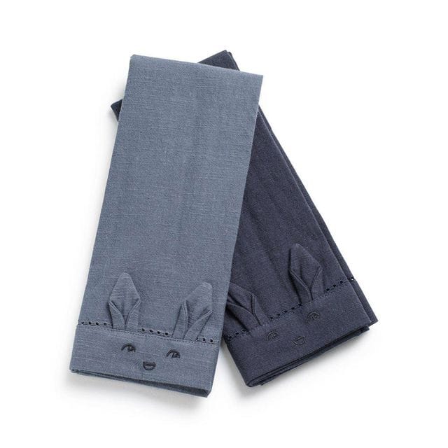 Servetter Bomull 2 pack - Blue