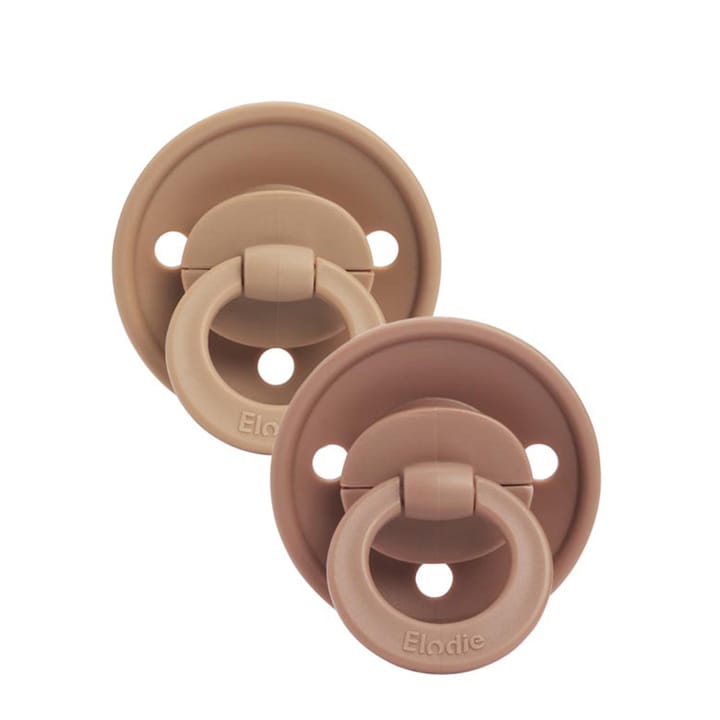 Sugnapp 2-pack Naturgummi - Soft Terracotta Elodie