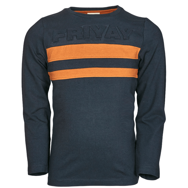 LS T-Shirt Oekotex Classic Navy En Fant