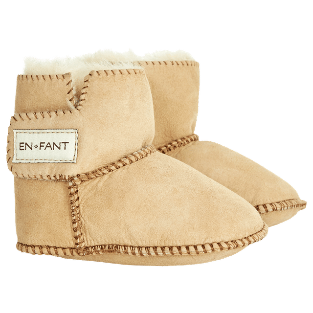Fårskinnstofflor Tan ENFANT