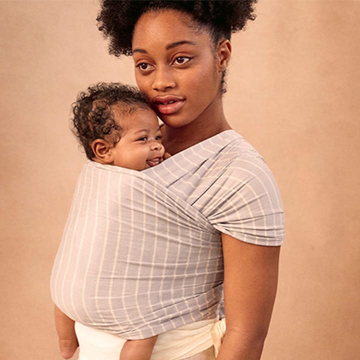 Bärsjal Aura Trikå - Grey Stripes Ergobaby