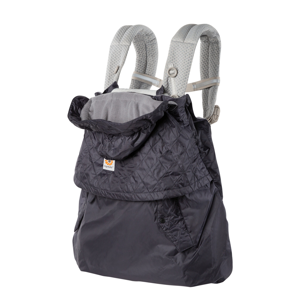 Ergobaby Överdrag till Bärsele All Weather Charcoal / Black