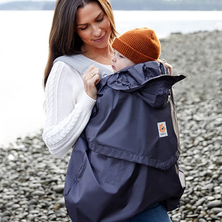 Överdrag till Bärsele Rain & Wind - Charcoal / Black Ergobaby