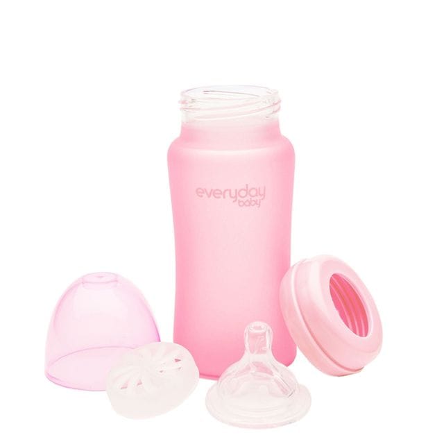 Nappflaska I Glas 240ml - Rose Pink Everyday Baby