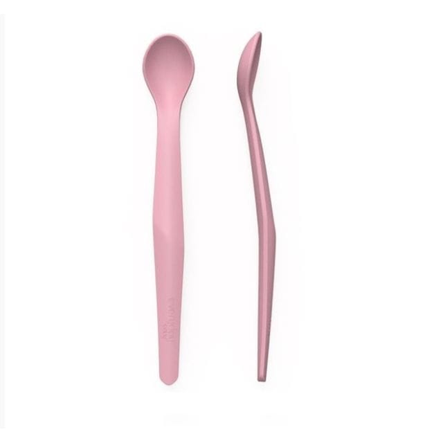 Sked I Silikon Med Metallkärna 2-Pack - Purple Rose Everyday Baby