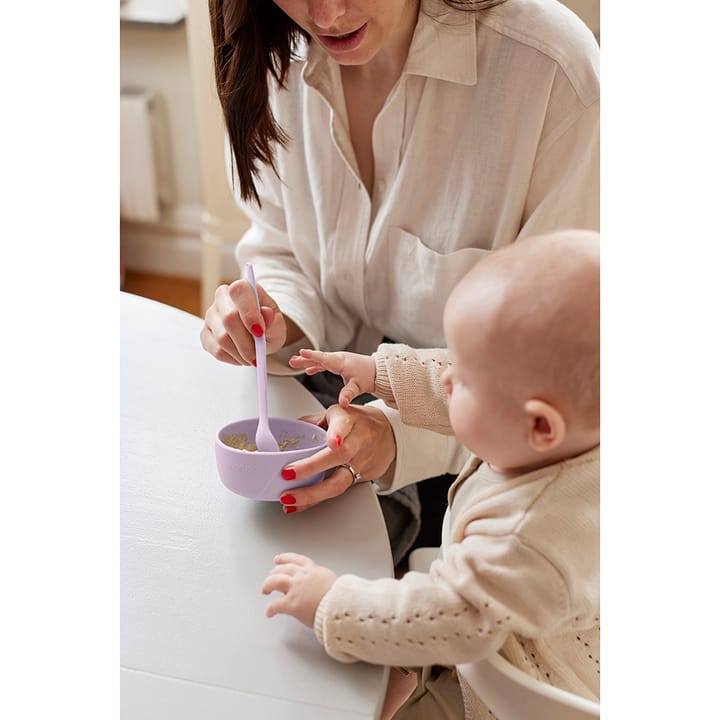 Barnmatskål I Silikon 2-pack - Light lavender Everyday Baby