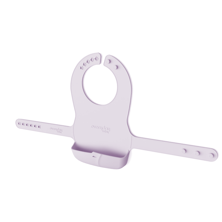 Haklapp I Silikon Med Bälte - Light lavender